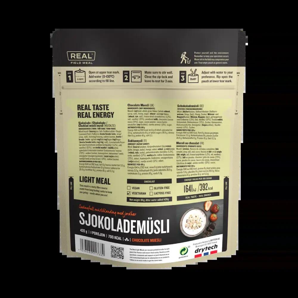 muesli liofilizzato - outdoor - energetico - cioccolato e fragola 4/4