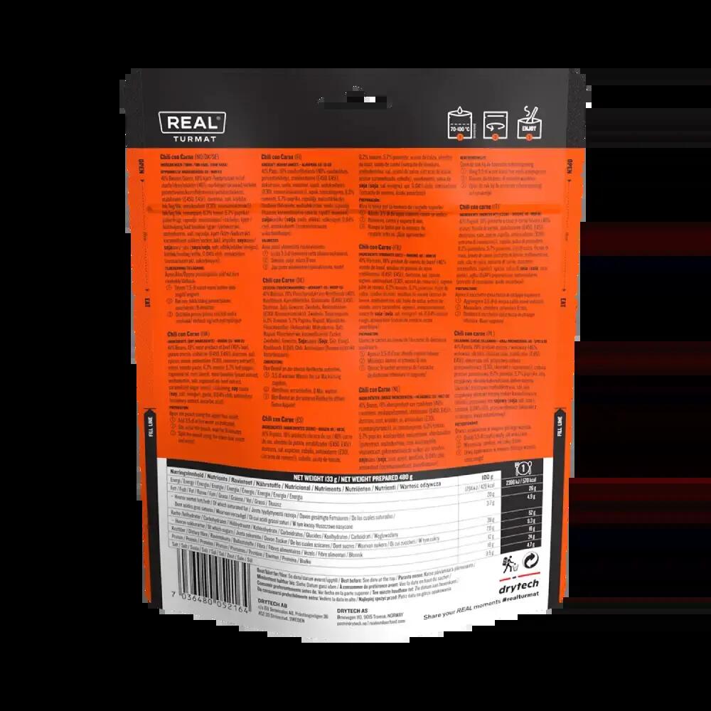 Cibo da trekking Peperoncino con carne Outdoor Pasto Razione di emergenza 4/4