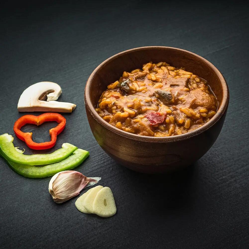 Outdoor - Mahlzeit - Rindereintopf mit Reis - Lyophilisiert, proteinreich 3/4