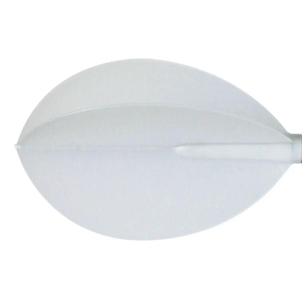 Plumas Fit Flight 6 unid. Oval Blanco Natural 3/3