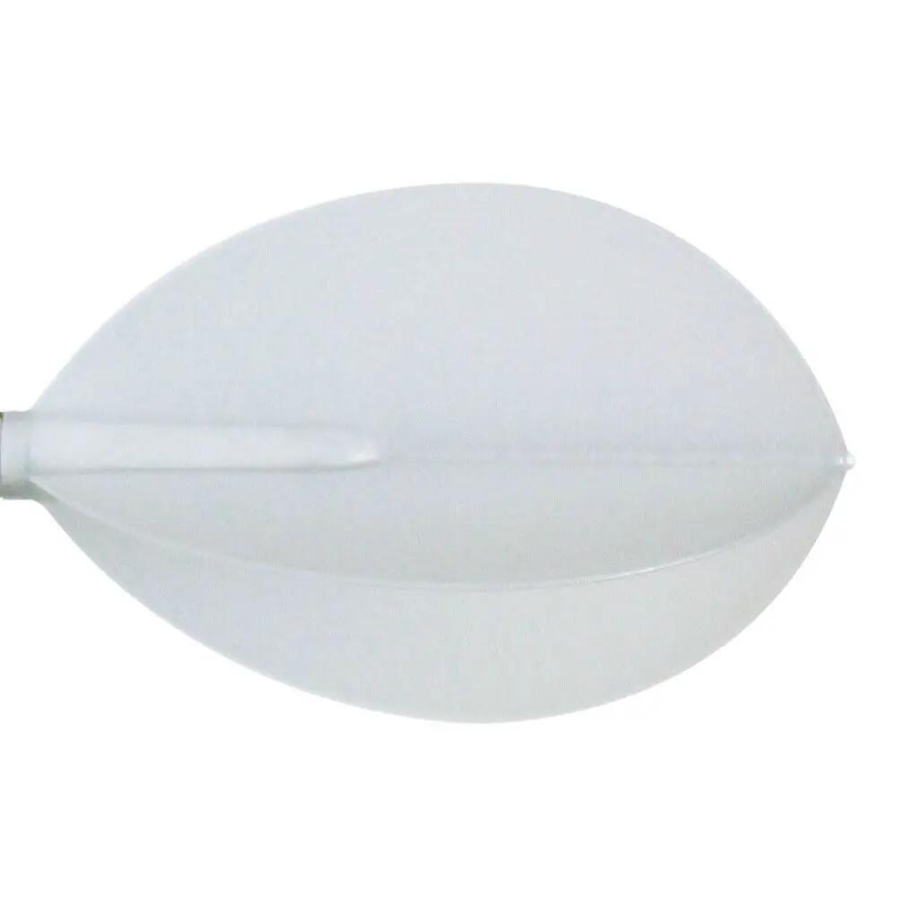 Plumas Fit Flight 6 unid. Oval Blanco Natural 2/3