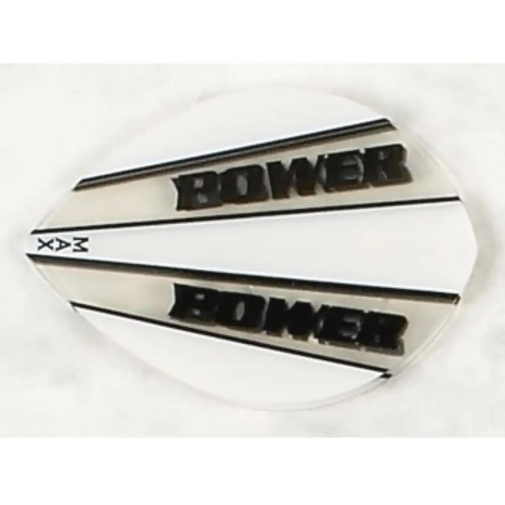 Plumas Power Max Oval Logo Blanca 2/3