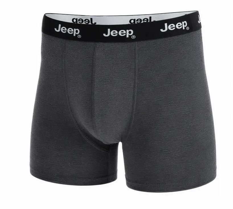 Boxershort 2 Pack Jeep Boxer Short Dark Grey Melange/Black L 2/6