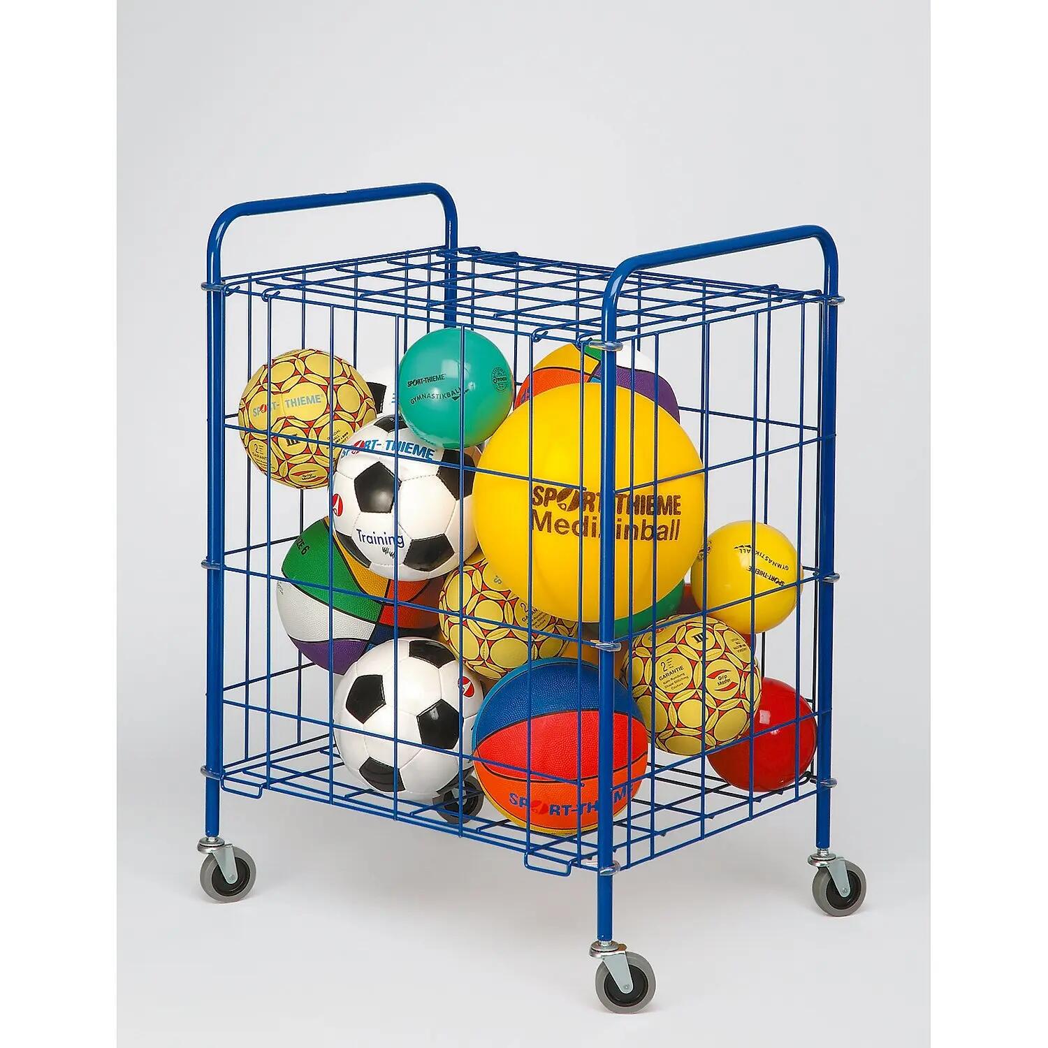 Ballwagen Stapelbar Ohne Netz Fussball Unisex 3/4