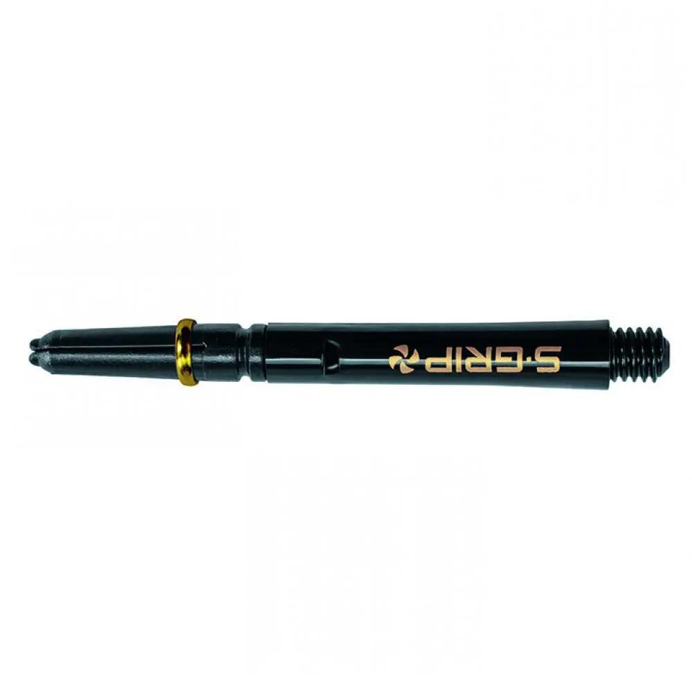Cañas Harrows Supergrip Spin Medium Negra Gold 47mm 3/3