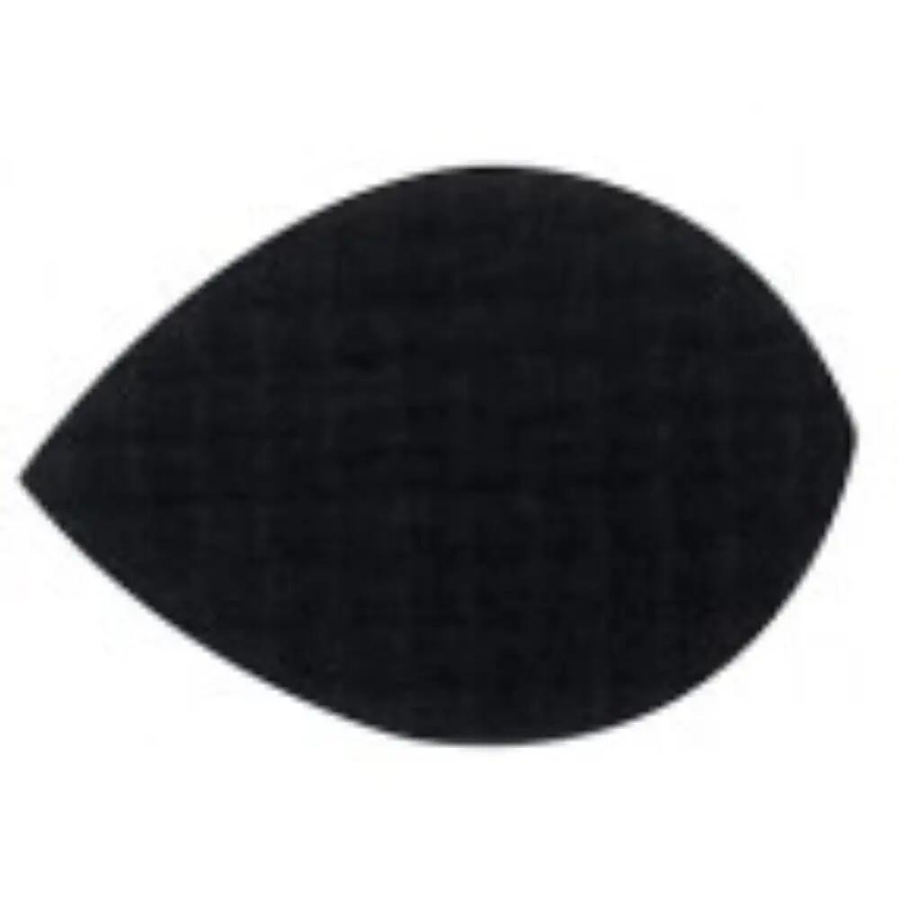 Plumas Tela Oval Negra 2/3