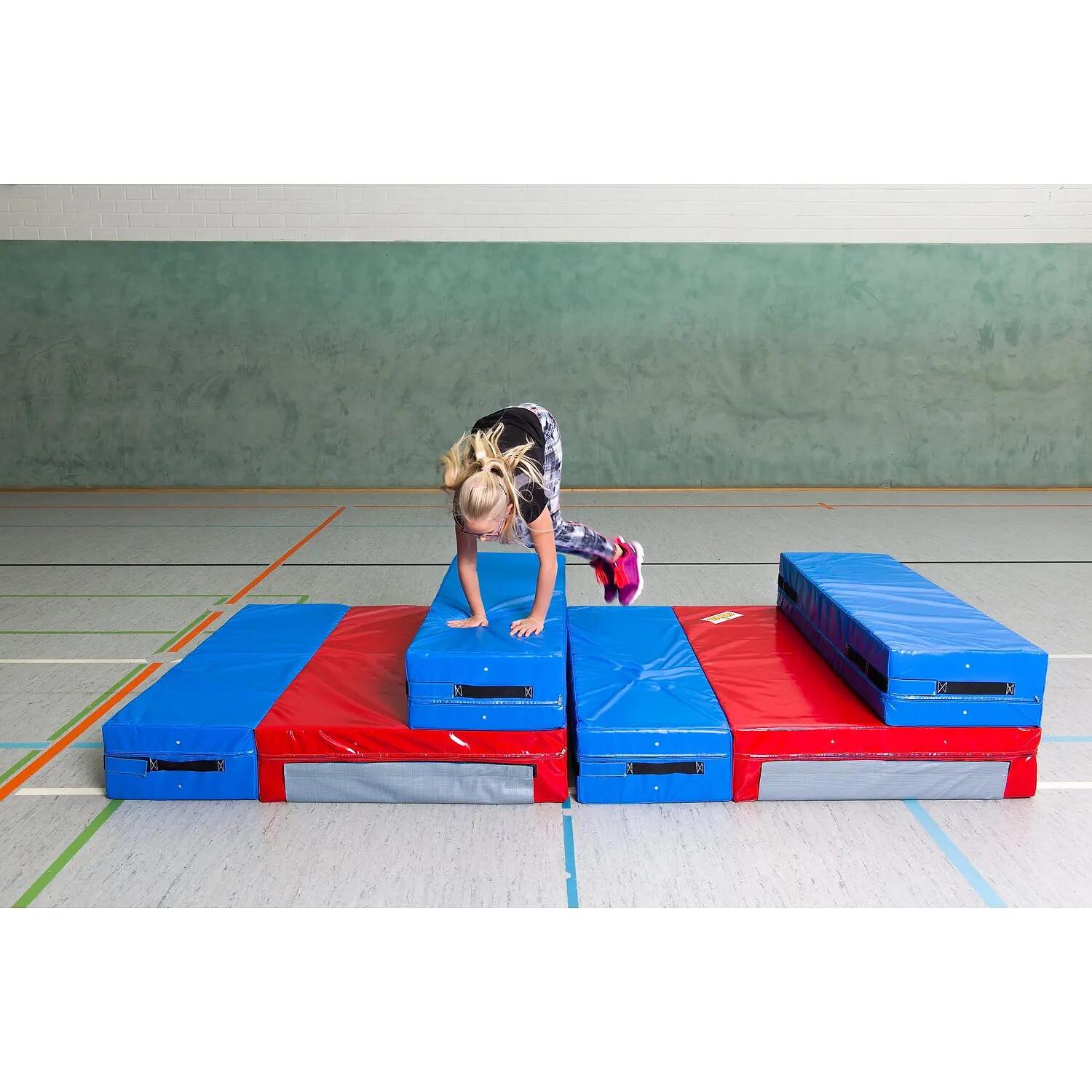 Weichbodenmatte Multi Turnen Unisex Rot-Blau 5/6
