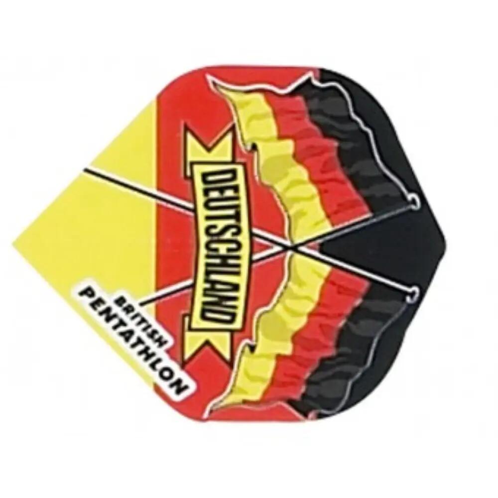 Plumas Pentathlon Standard Bandera Alemania 2/3