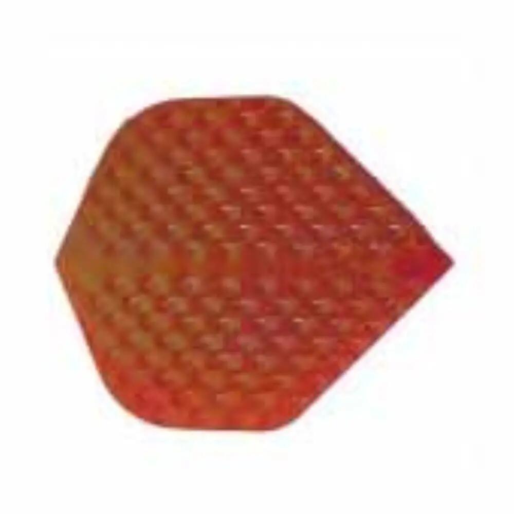 Plumas Iridescent Embossed Standard Roja 3/3