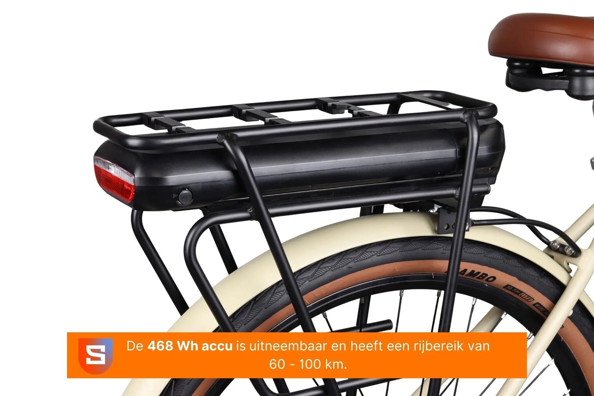 Crown Las Vegas Elektrische Transportfiets 28 inch 57cm 7v 6/7