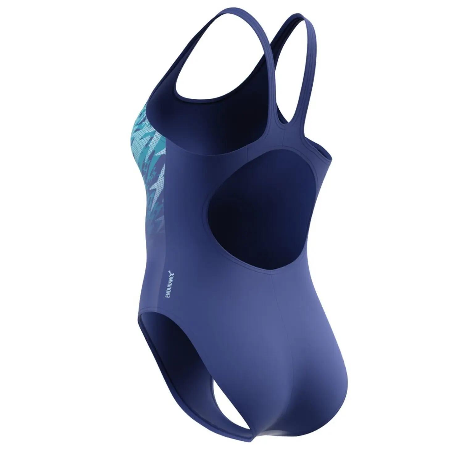 Speedo Badpak HYPERBOOM Placement Muscleback Blauw/Blauw 2/5