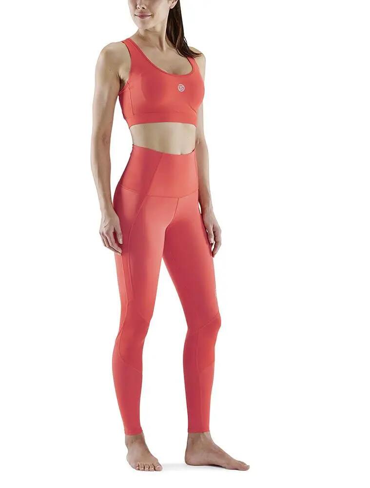 Adidas Damen Essential 3 Stripe 1/2 Tights - Blau - Größe S 5/5