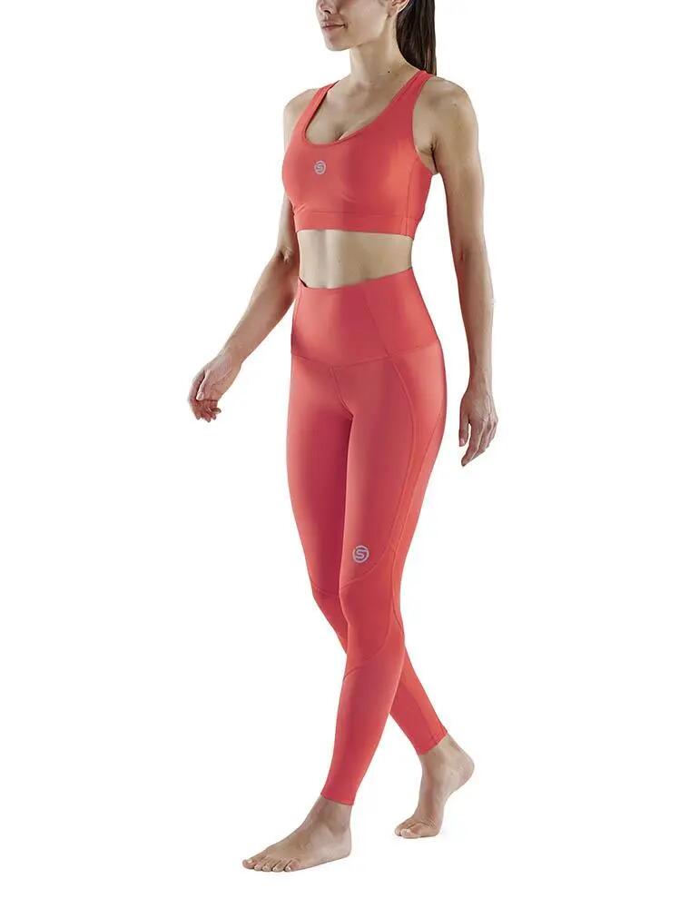 Adidas Damen Essential 3 Stripe 1/2 Tights - Blau - Größe S 3/5