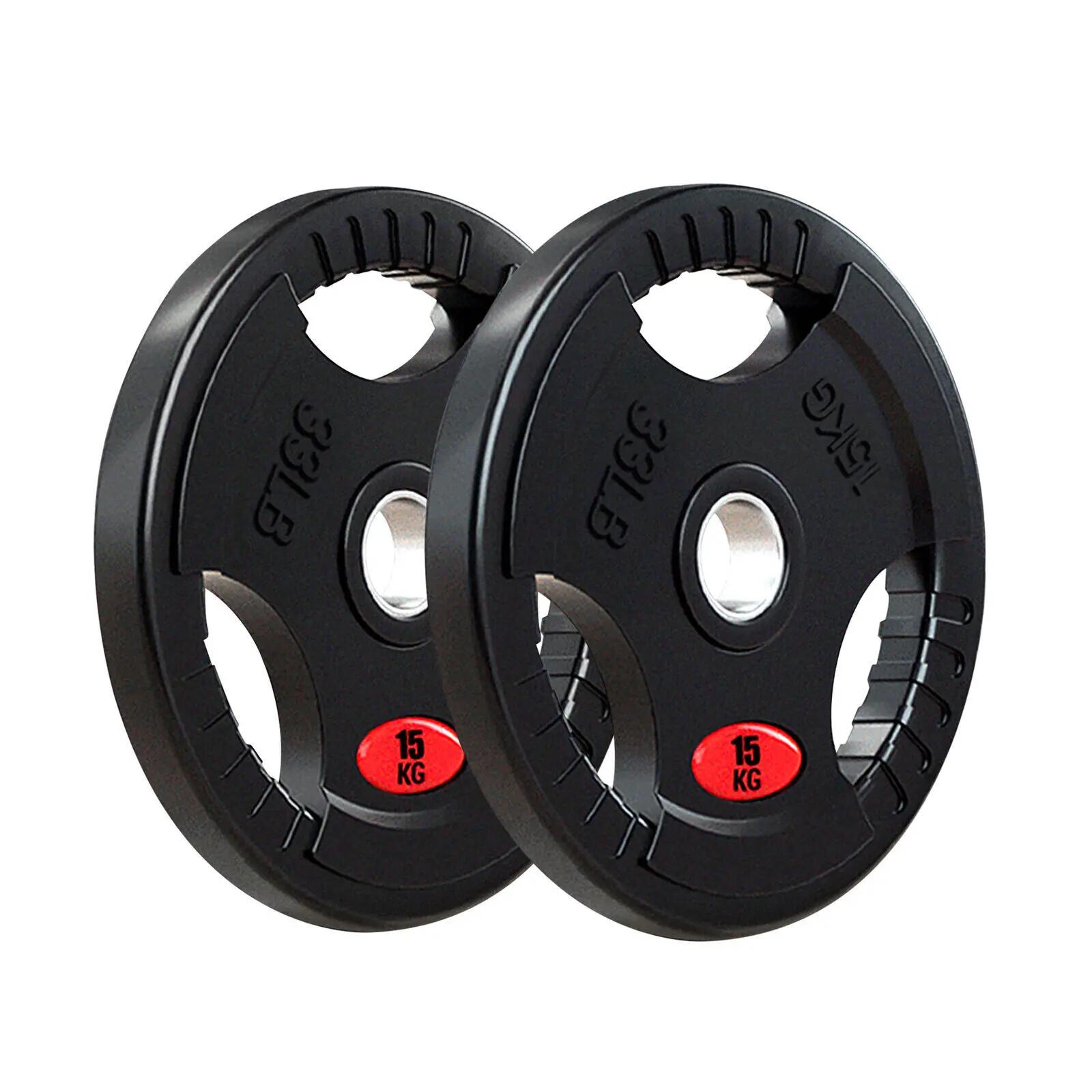 FitnessLab Rubber Olympic Weight Plate Lifting Bumper Fitness Home Gym Crossfit