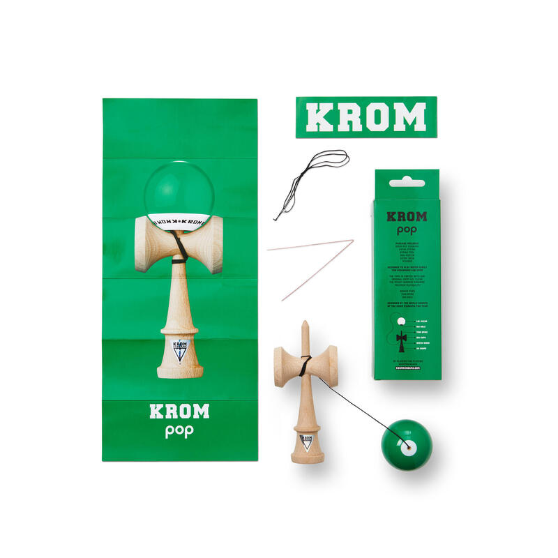 Kendama Pop Donkergroen