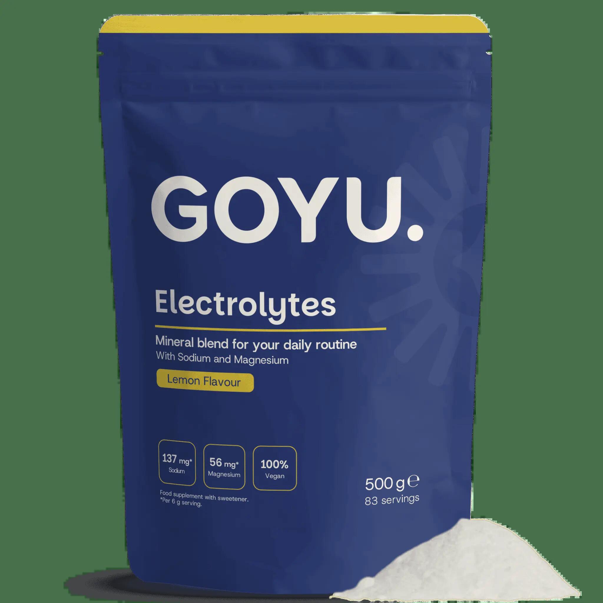 Poudre d'électrolytes citron sans sucre 1/1