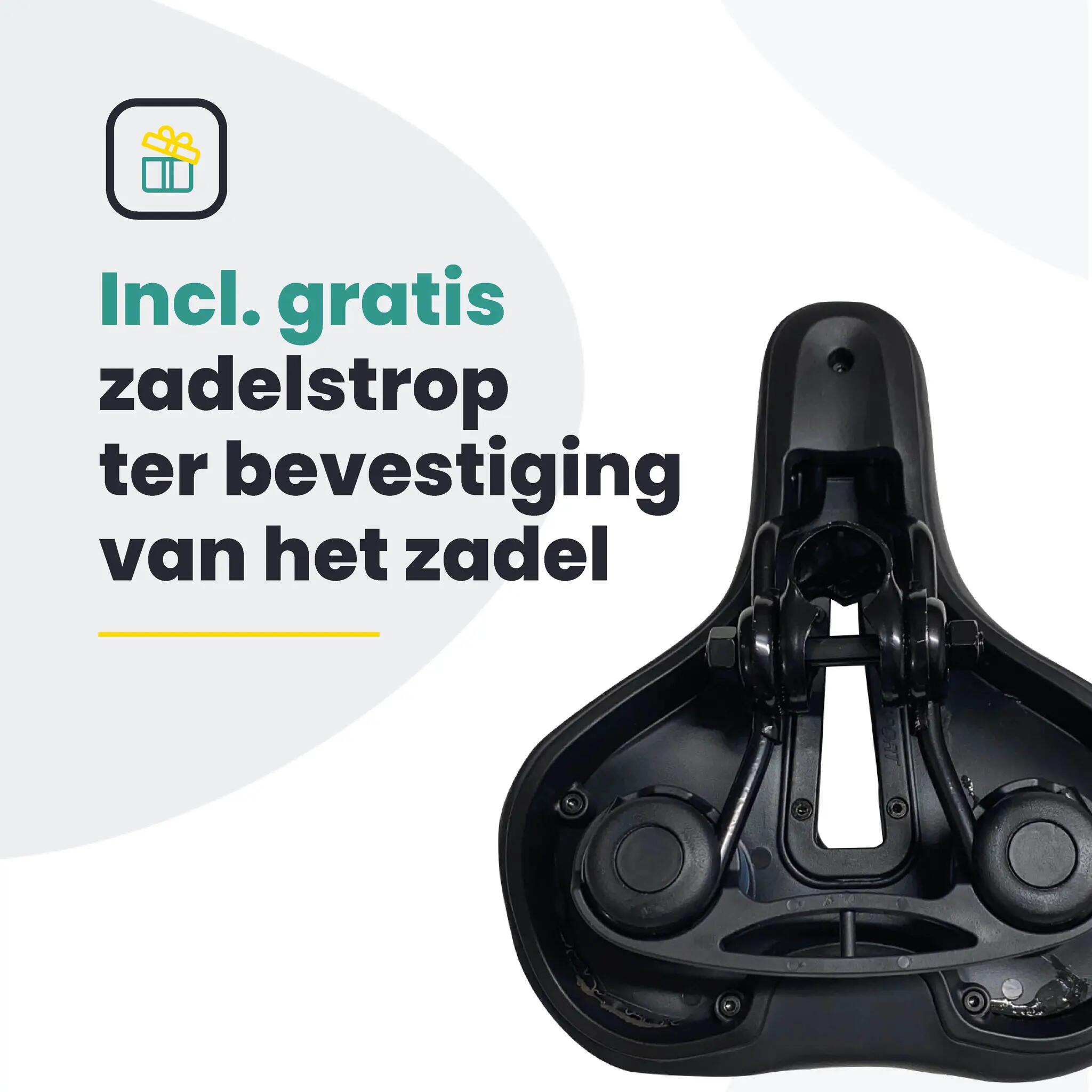 Voltano Dames Fietszadel - Zwart 7/7