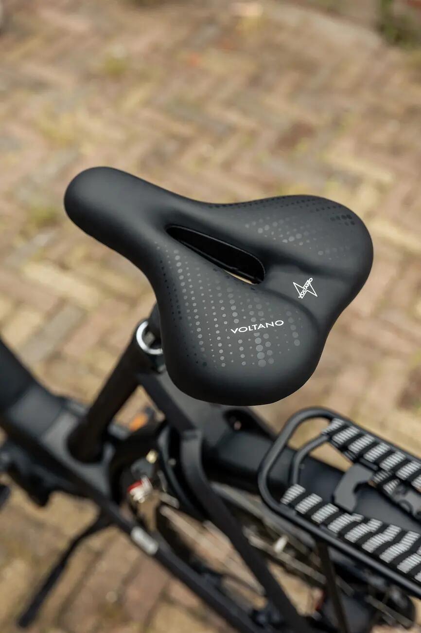 Voltano Dames Fietszadel - Zwart 2/7
