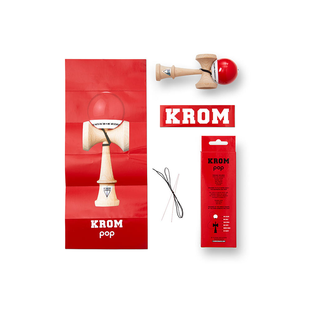 Krom Pop Kendama Red 4/5