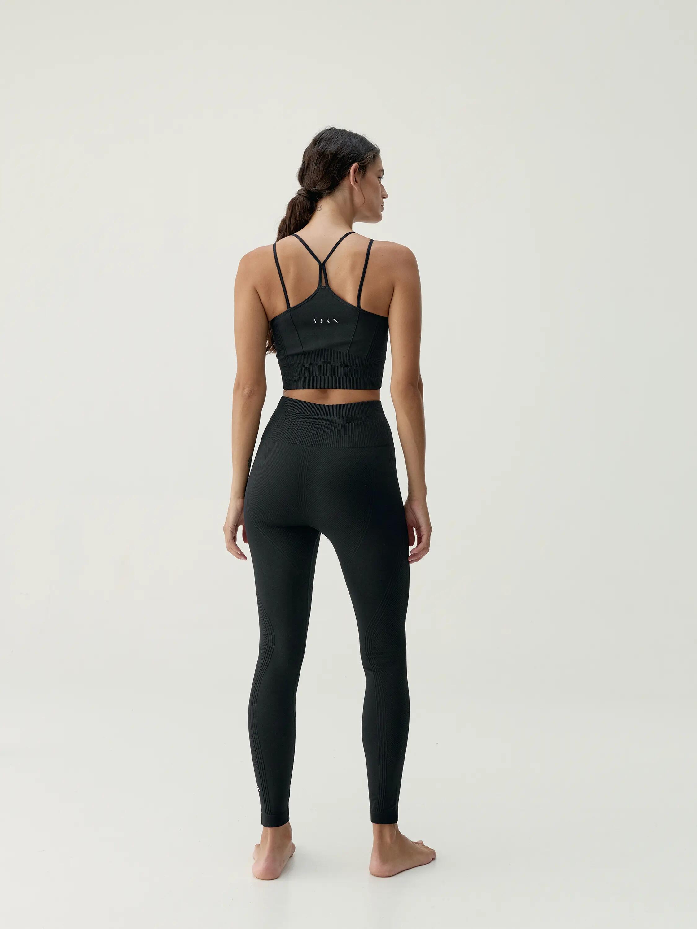 Mallas deportivas de mujer Kamay Sin costuras largo cintura alta 5/5
