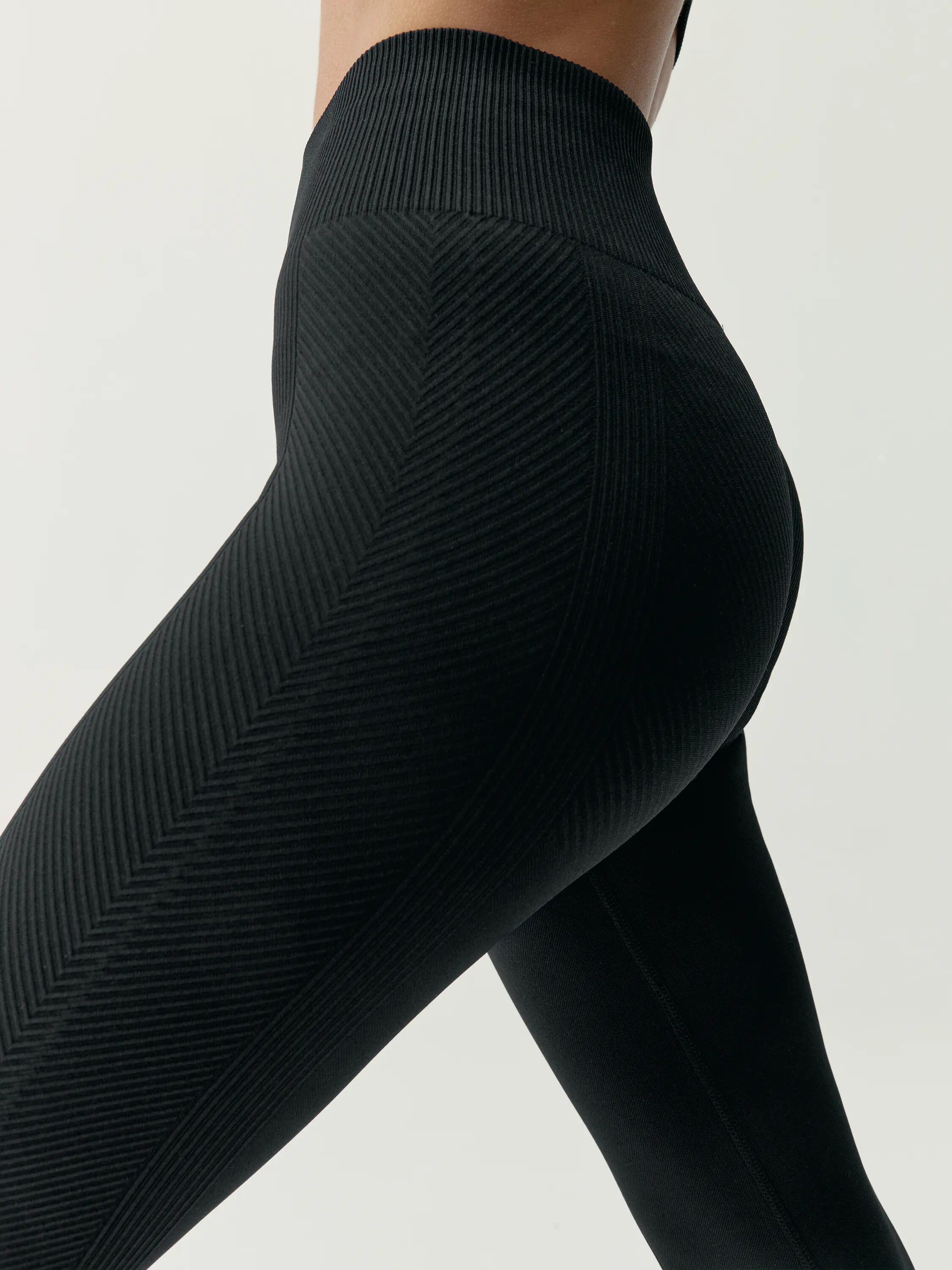 Legging de sport femme Idara longueur longue taille haute 3/5