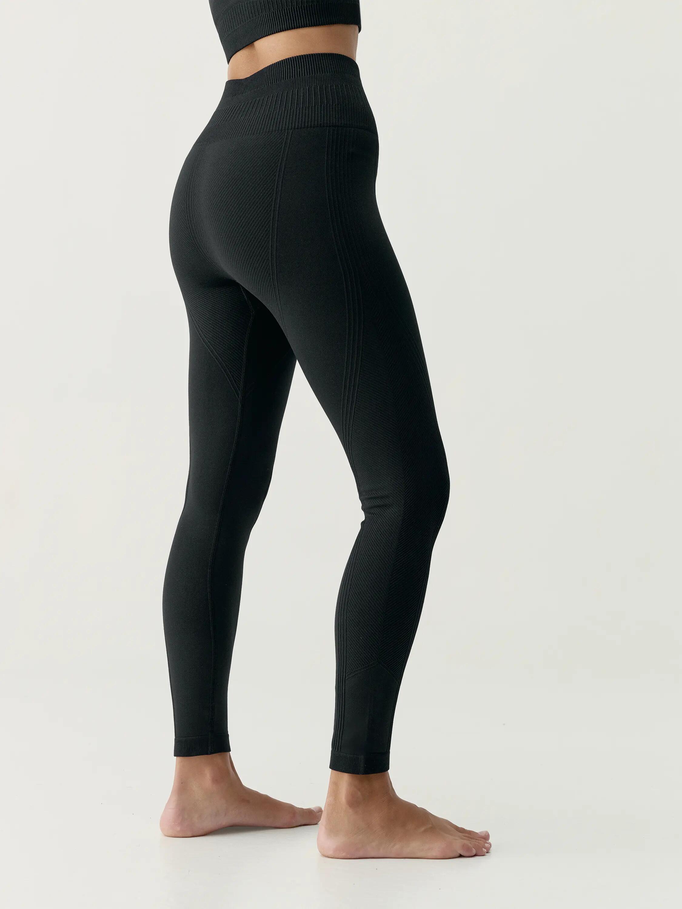 Mallas deportivas de mujer Kamay Sin costuras largo cintura alta 2/5
