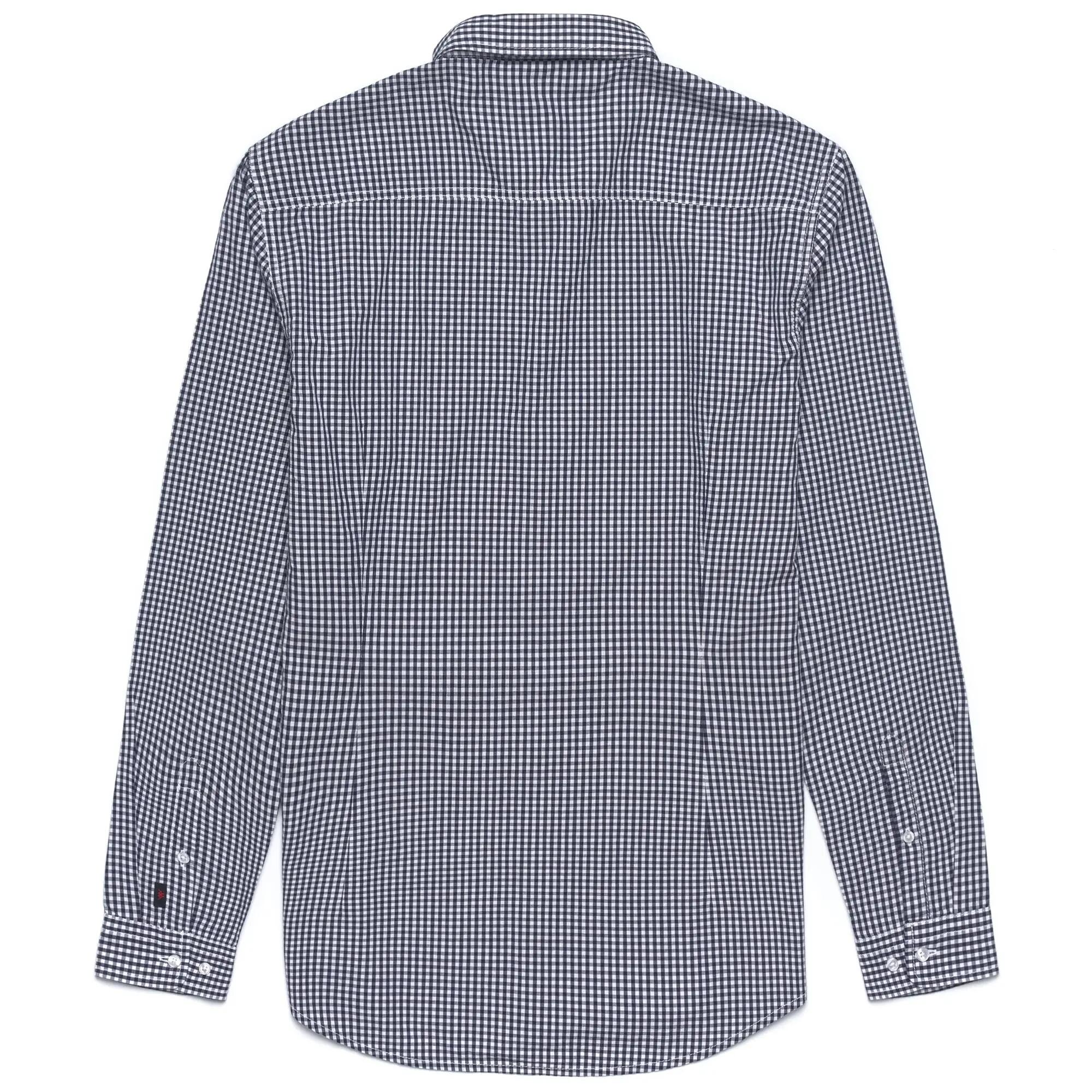 Camicia da uomo in cotone grigio da lifestyle 2/2