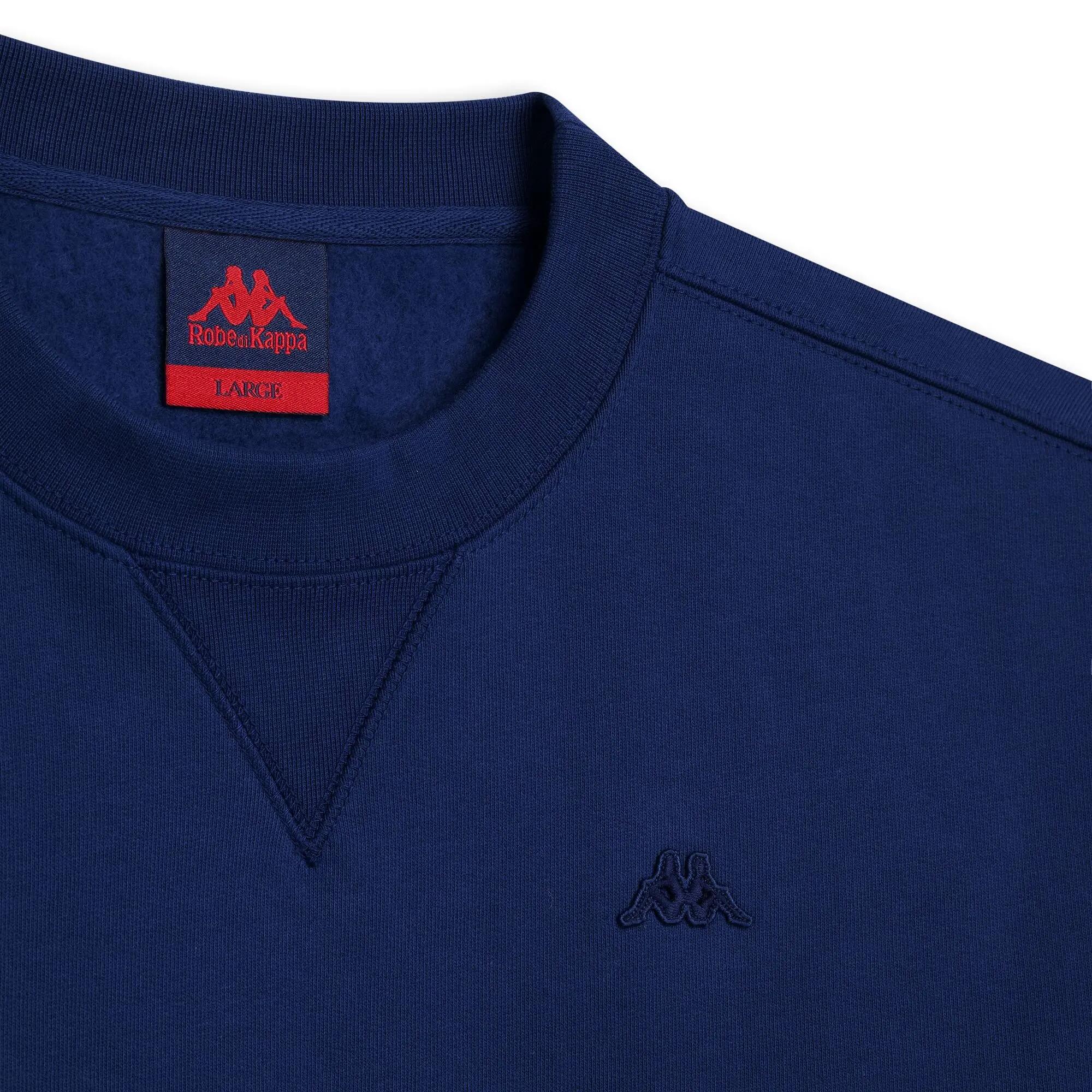 Felpa da uomo in cotone blu da lifestyle 3/3