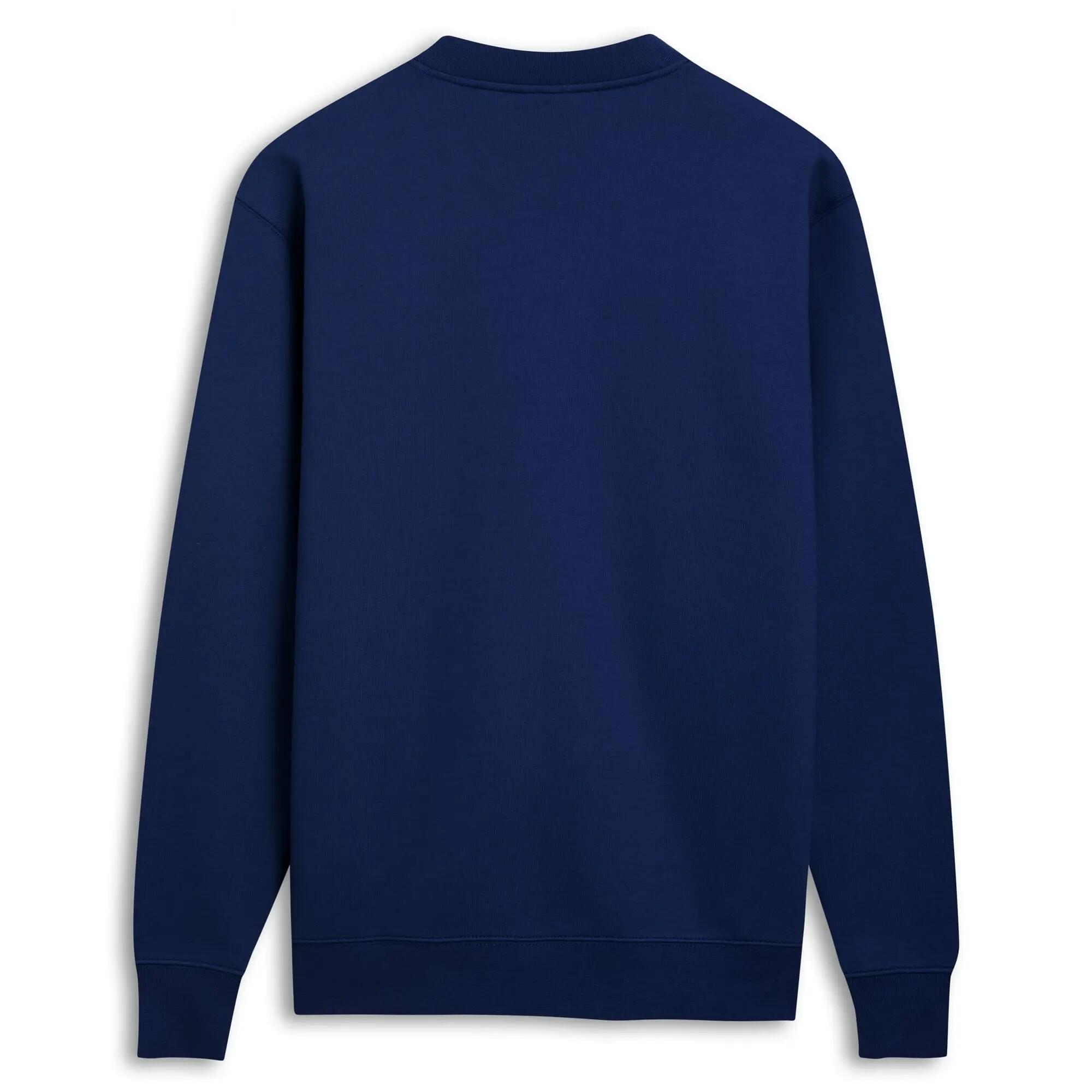 Felpa da uomo in cotone blu da lifestyle 2/3