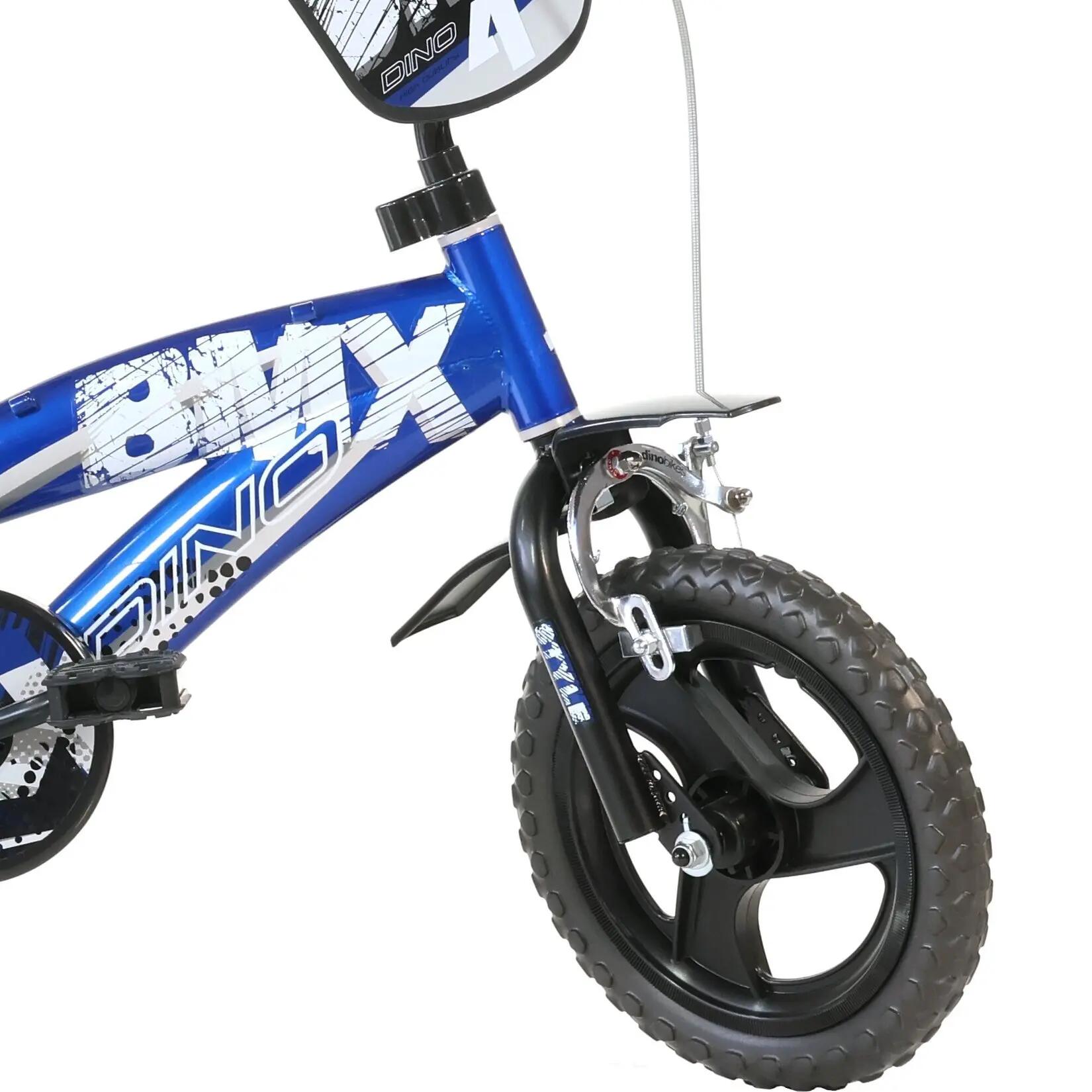 Vélo Enfant 12 Pouces 3 Ans BMX Bleu 4/5