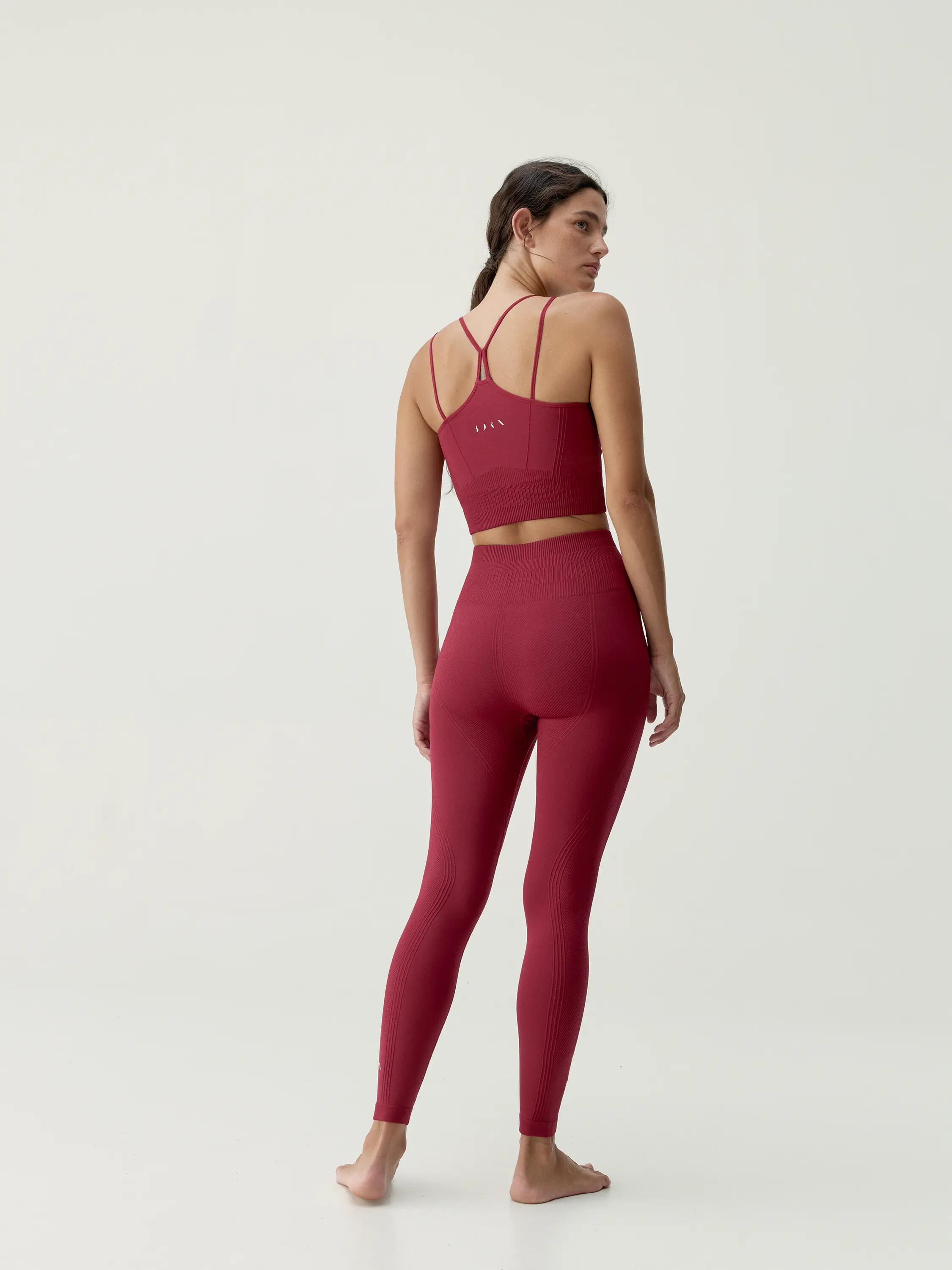 Sport-BH Damen Kamay Nahtlos mittlerer Halt Träger herausnehmbare Pads 7/7