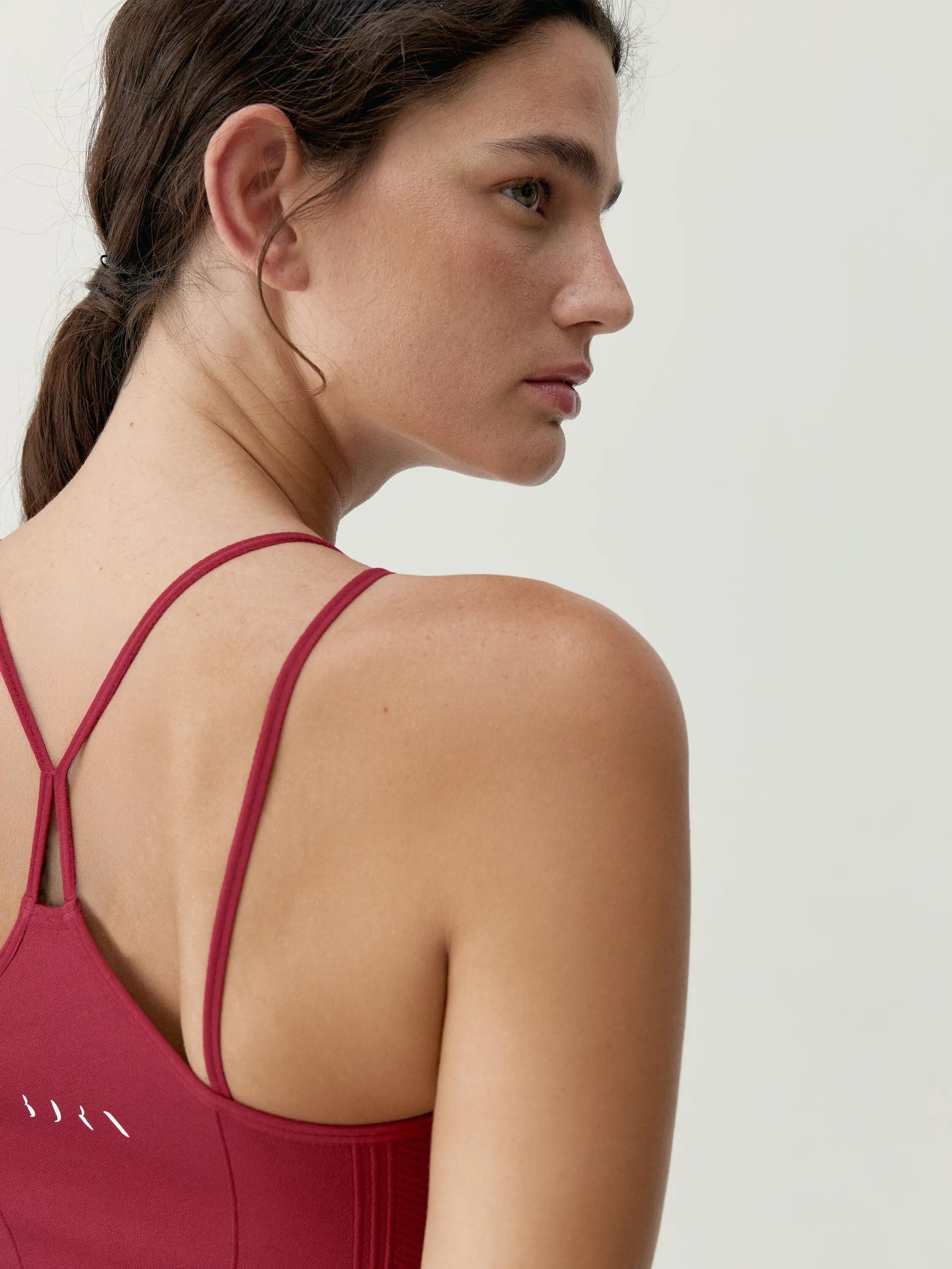 Sport-BH Damen Kamay Nahtlos mittlerer Halt Träger herausnehmbare Pads 4/7