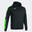 Camisola com capuz Homem Joma Championship iv preto verde fluorescente