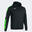 Camisola com capuz Rapaz Joma Championship iv preto verde fluorescente