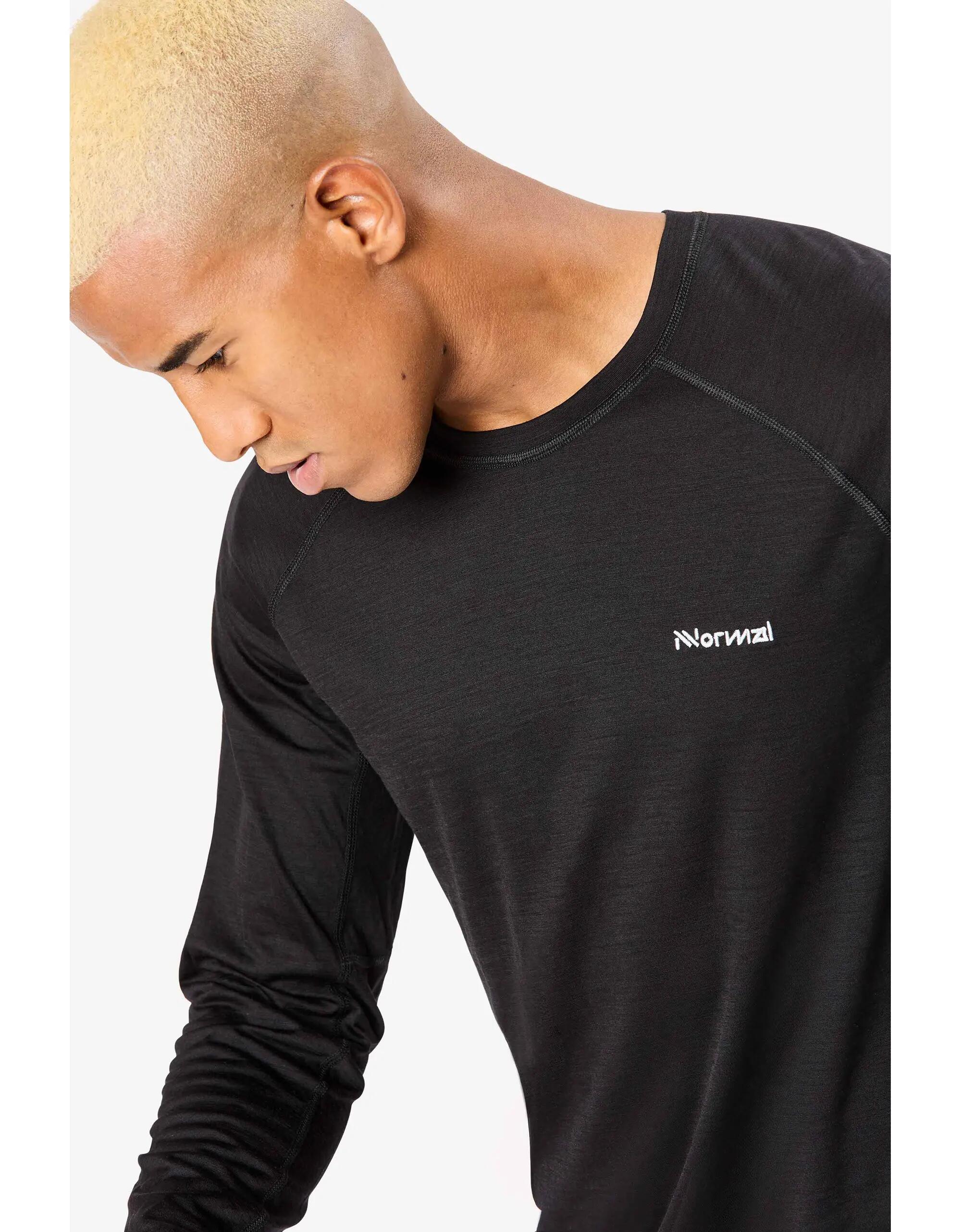 T-shirt manches longues en laine mérinos de Trail Running Homme 4/6