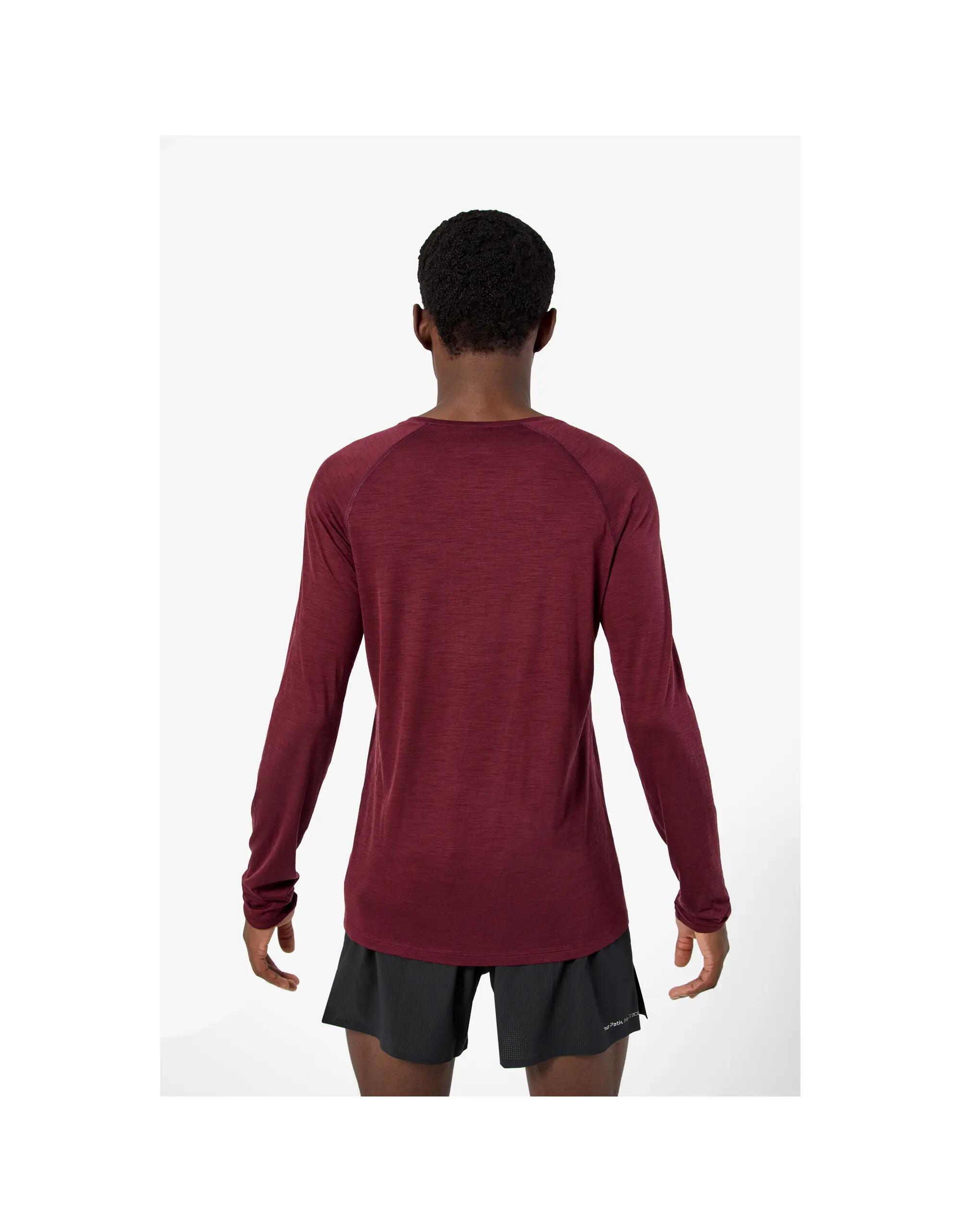 T-Shirt Manches Longues En Laine Mérinos De Trail Running Homme 5/6