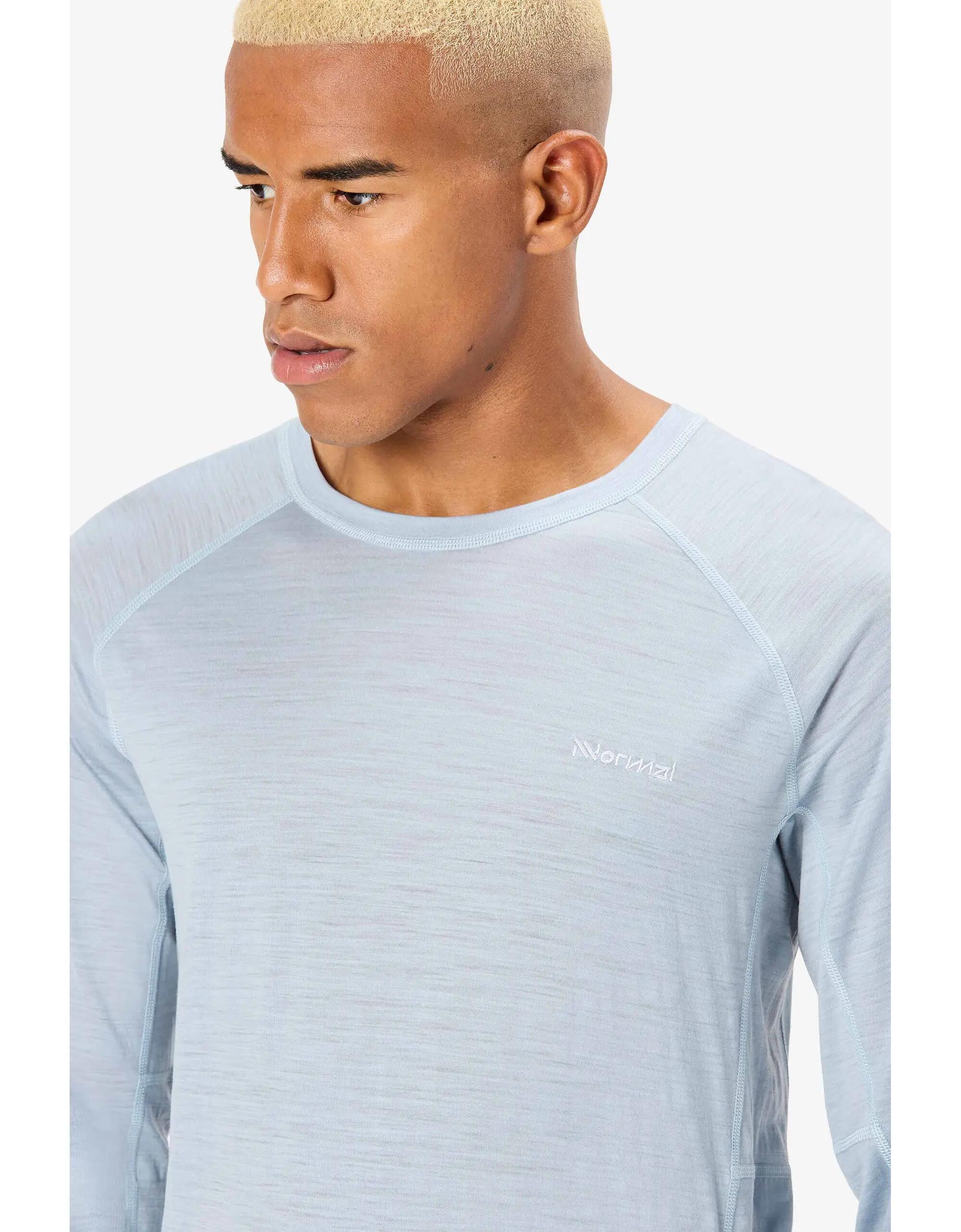 T-Shirt Manches Longues En Laine Mérinos De Trail Running Homme 4/6