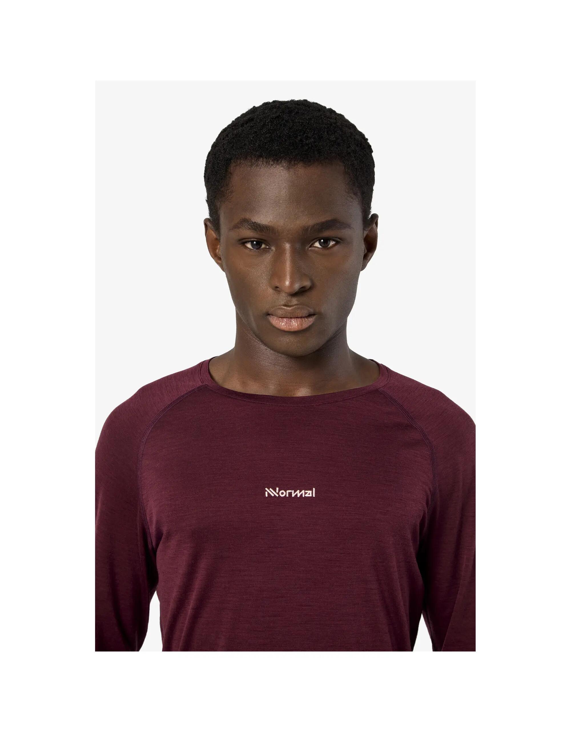 T-Shirt Manches Longues En Laine Mérinos De Trail Running Homme 4/6