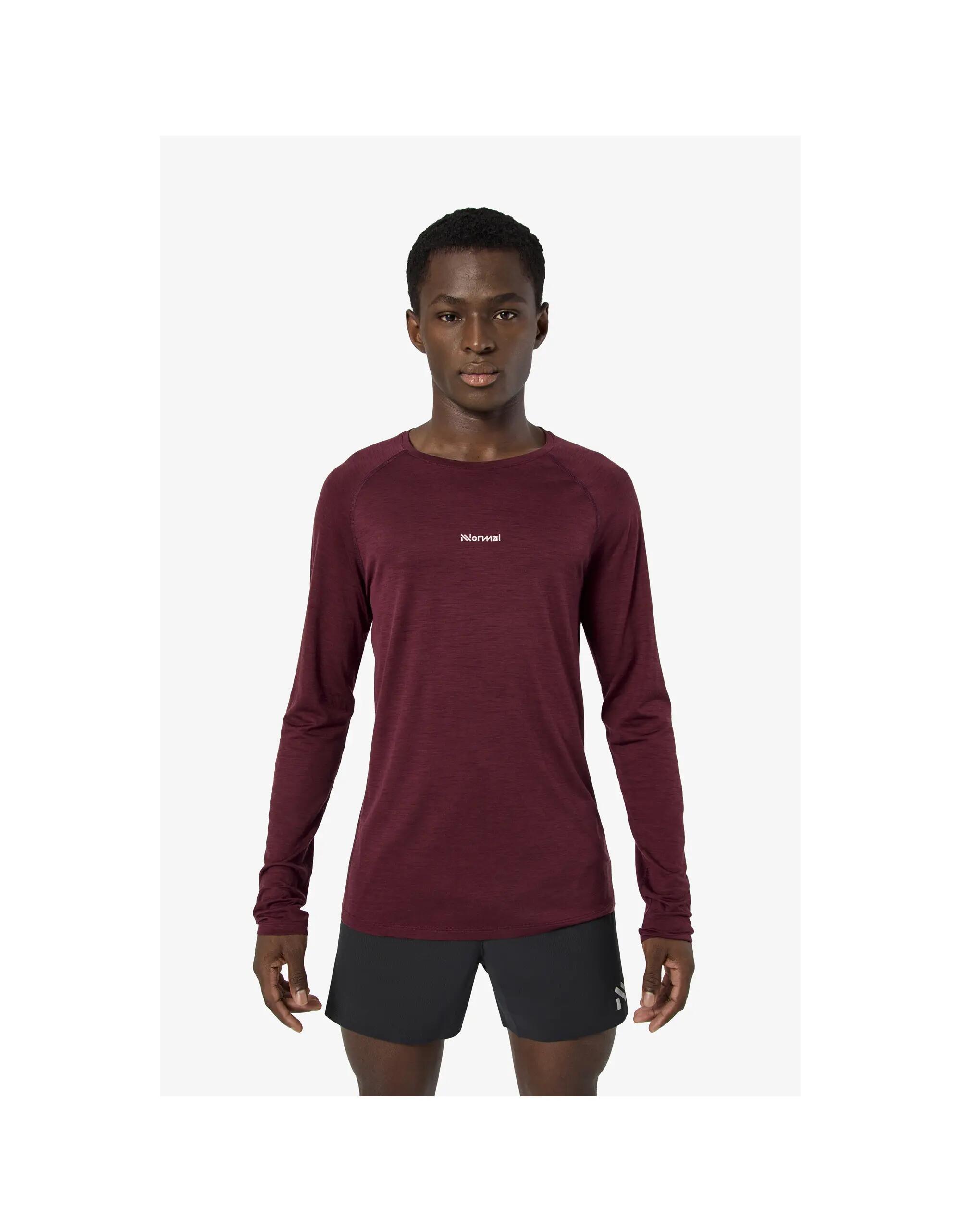 T-Shirt Manches Longues En Laine Mérinos De Trail Running Homme 3/6