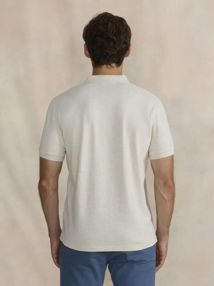 Polo homme ajusté col boutonné - LICIOPOL Beige 3/5