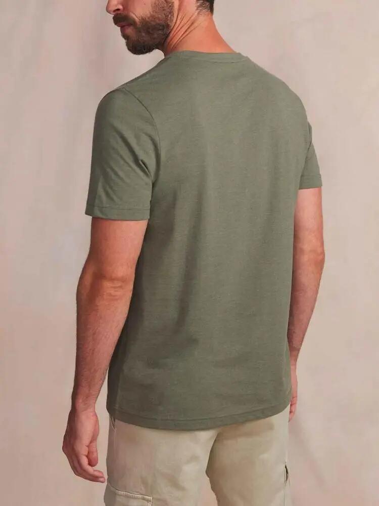T-shirt manches courtes - sport - homme - coupe ajustée - PIERETEE - vert 2/3