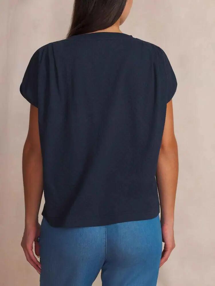 T-shirt - femme - coupe standard - rommytee - bleu marine 2/5