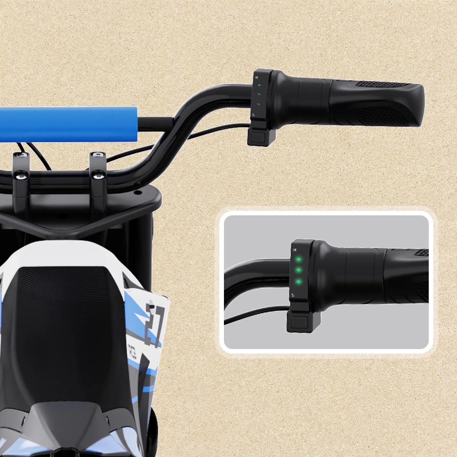 Moto électrique pour enfants R9X, 3‑12 ans, 300W, pneus 12 pouces 2/6