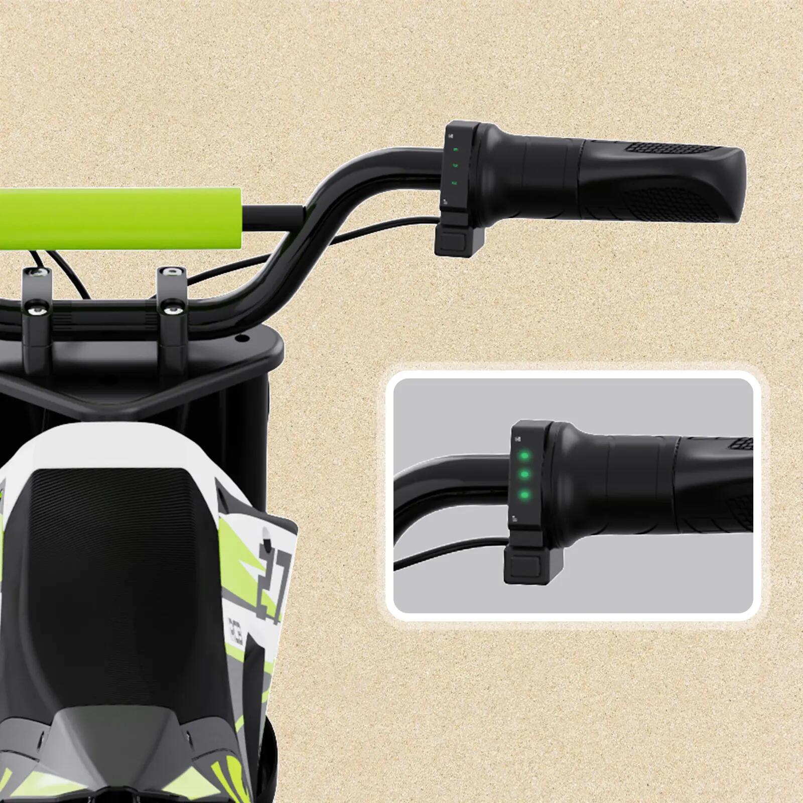 Moto électrique pour enfants R9X, 3‑12 ans, 300W, pneus 12 pouces 2/6