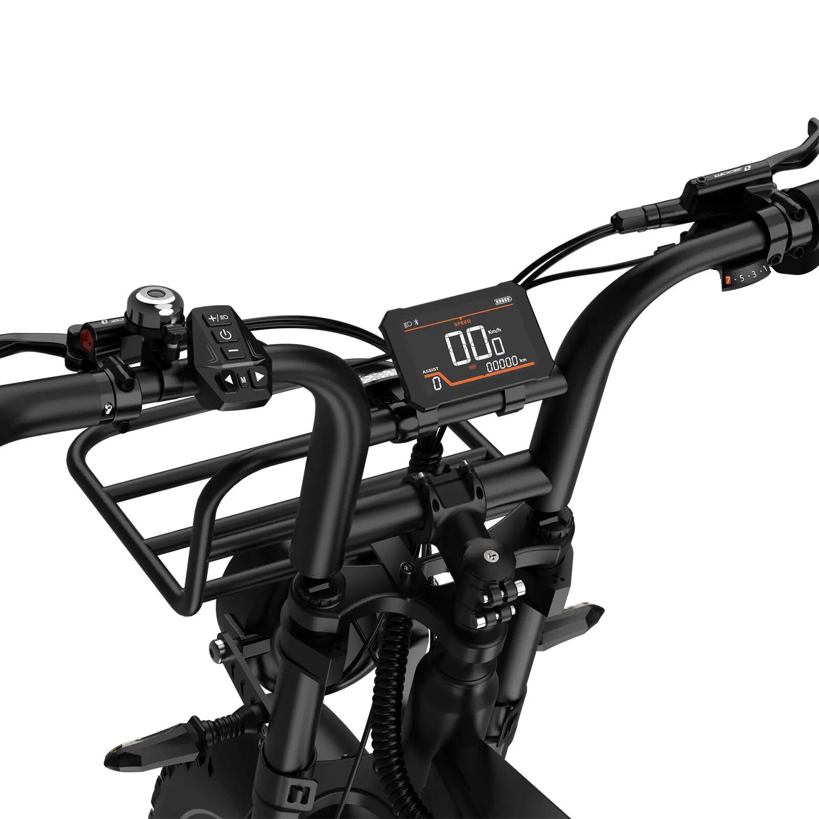 Bicicleta eléctrica MTB G19 20" neumáticos anchos 250W 48V 1080Wh sensor de par 4/7