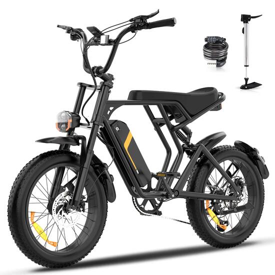 Elektrische fatbike 20" 48V 15Ah uitneembare accu BK29T