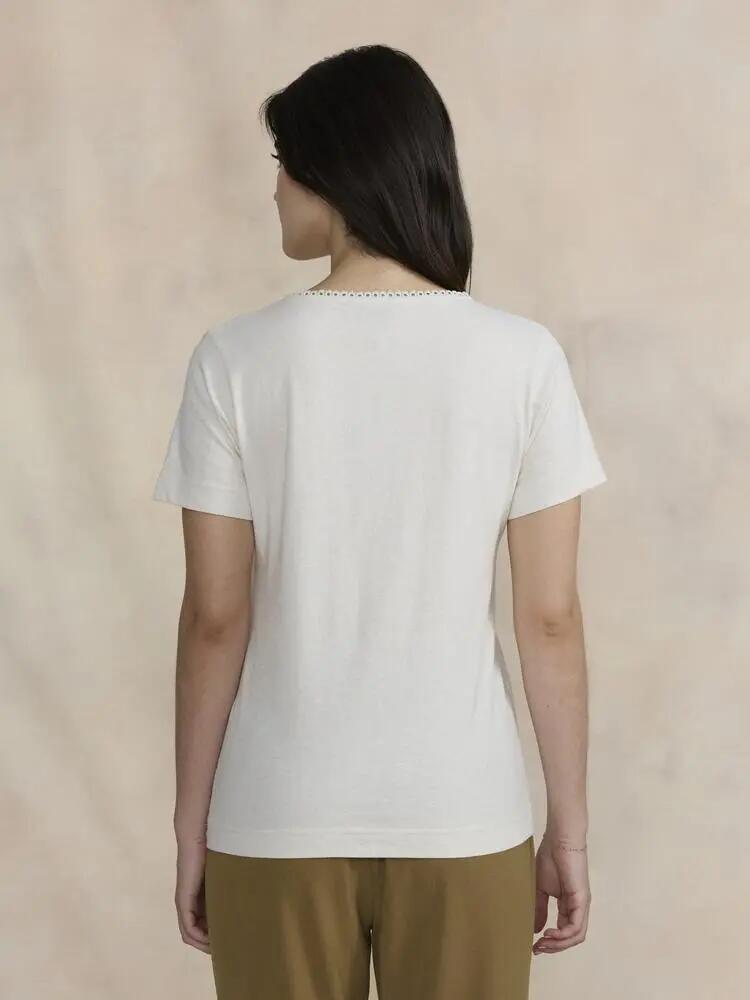 Camiseta Blanca Mujer TBS Arctique 26 3/5