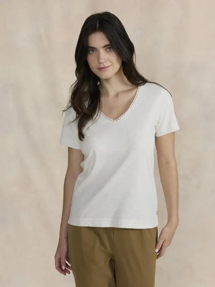 Camiseta Blanca Mujer TBS Arctique 26 2/5