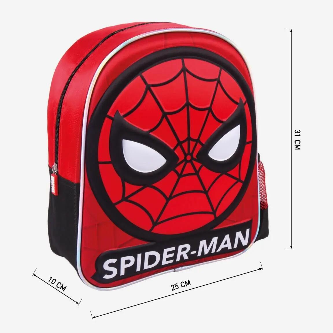 Mochila Guardería 3D Spiderman Roja 4/4