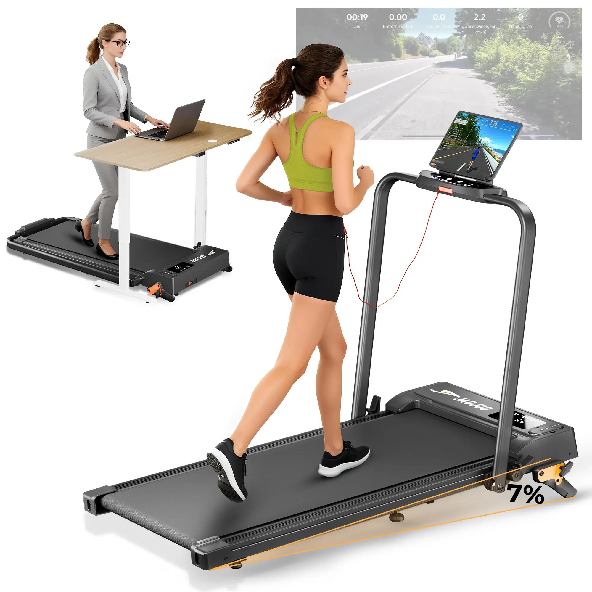 iscooter JT52 tapis roulant con 1–12 km/h, 0–7% 6/6